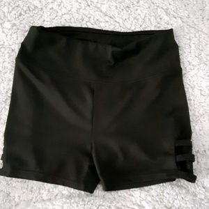 Justice Black Bike Shorts
